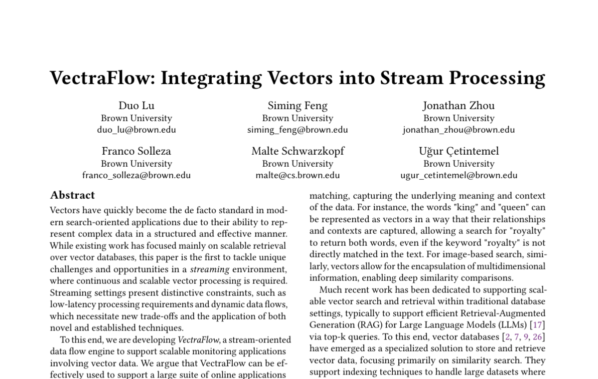 VectraFlow Symposium Poster